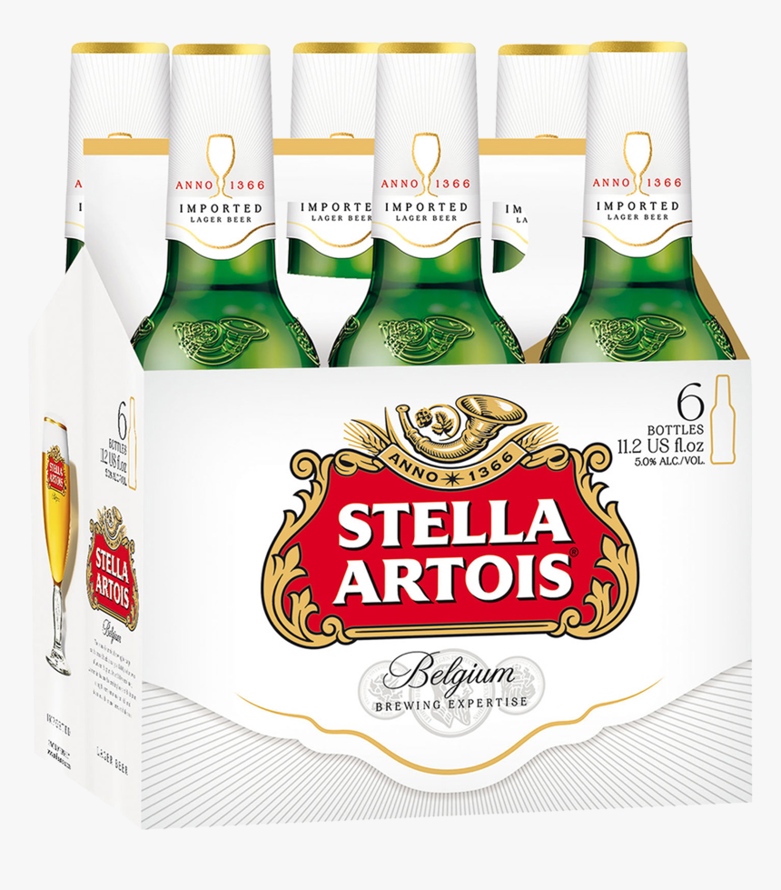 Stella Artois February Beer Of The Month - Stella Artois Six Pack, HD Png Download, Free Download