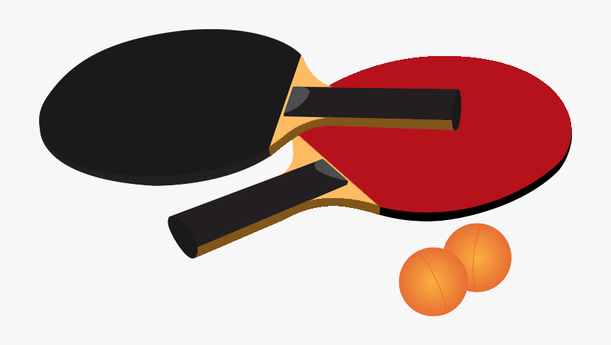 Ping Pong Racket Png Image - Table Tennis Equipments And Facilities, Transparent Png, Free Download