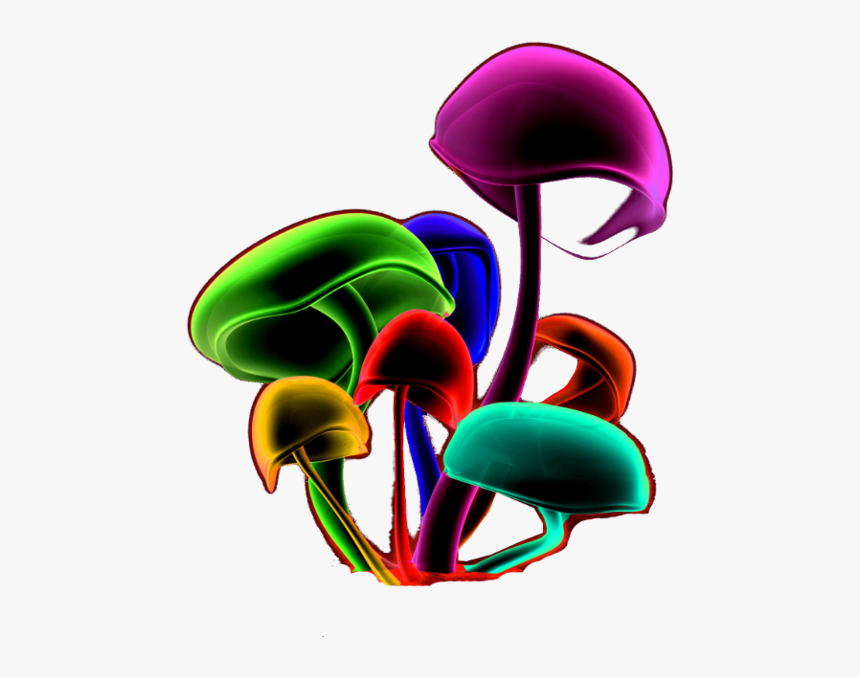 Trippy Mushroom Png, Transparent Png, Free Download