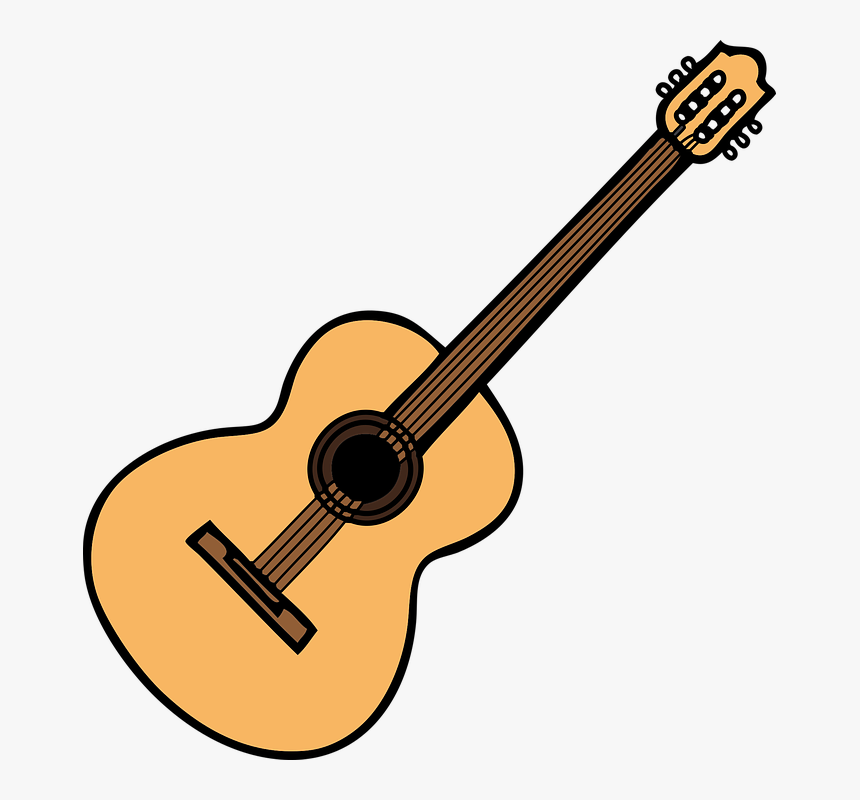 Acoustic Guitar, Guitar, Music, Sound, Instrument - Acoustic Guitar Music Clip Art, HD Png Download, Free Download