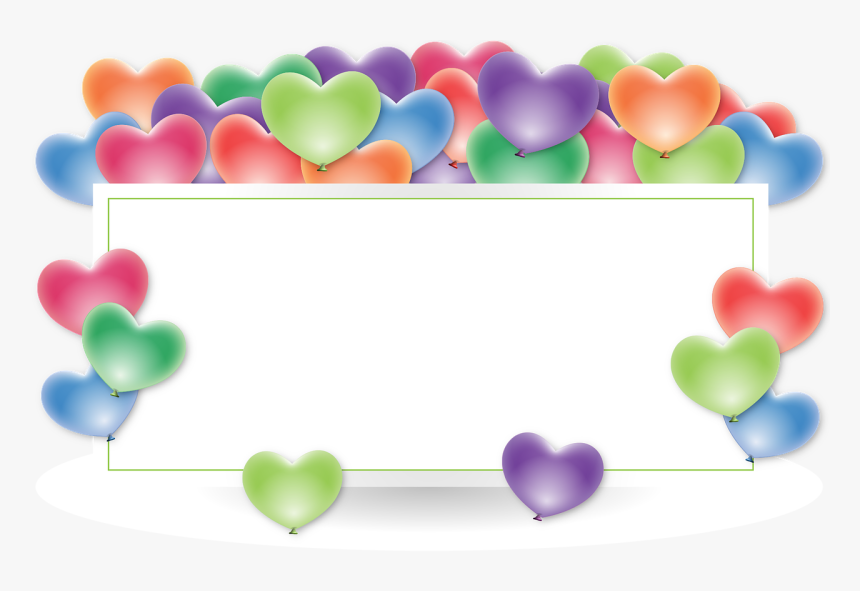 Frame, Border, Holder, Balloons, Anniversary, Heart - Happy Birthday In Slovak Language, HD Png Download, Free Download