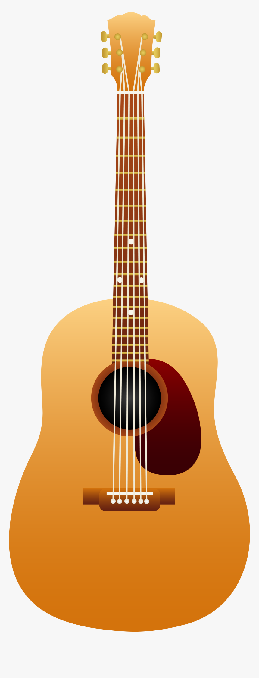 Acoustic-guitar - Guitar Clipart No Background, HD Png Download, Free Download