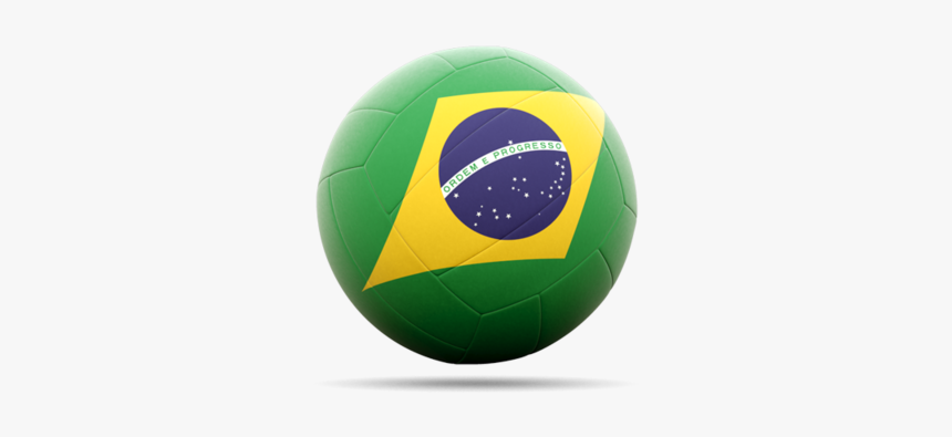 Download Flag Icon Of Brazil At Png Format - Volleyball With Brazil Flag, Transparent Png, Free Download