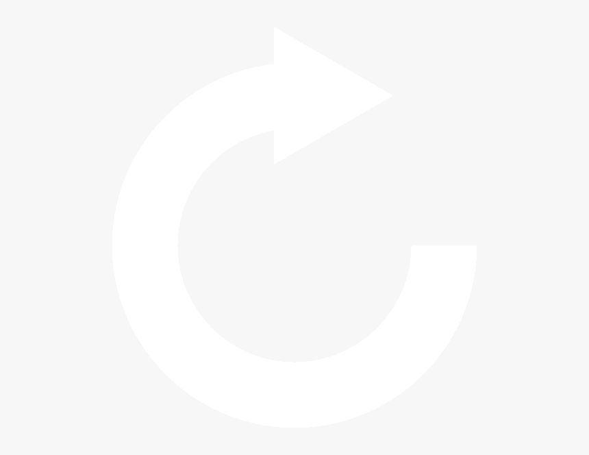 Replay Icon White Png, Transparent Png - kindpng