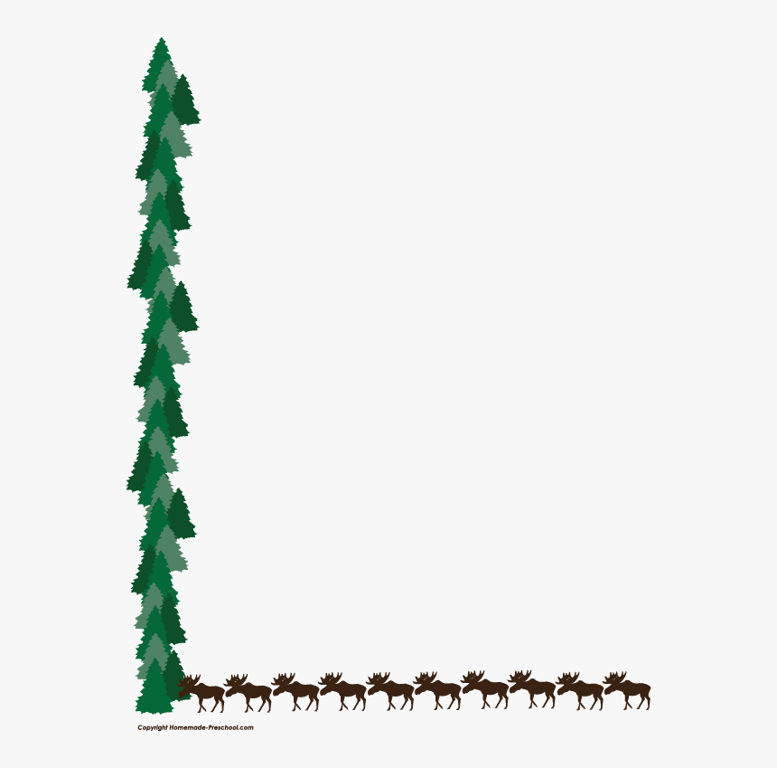 Moose Borders Clip Art, HD Png Download, Free Download