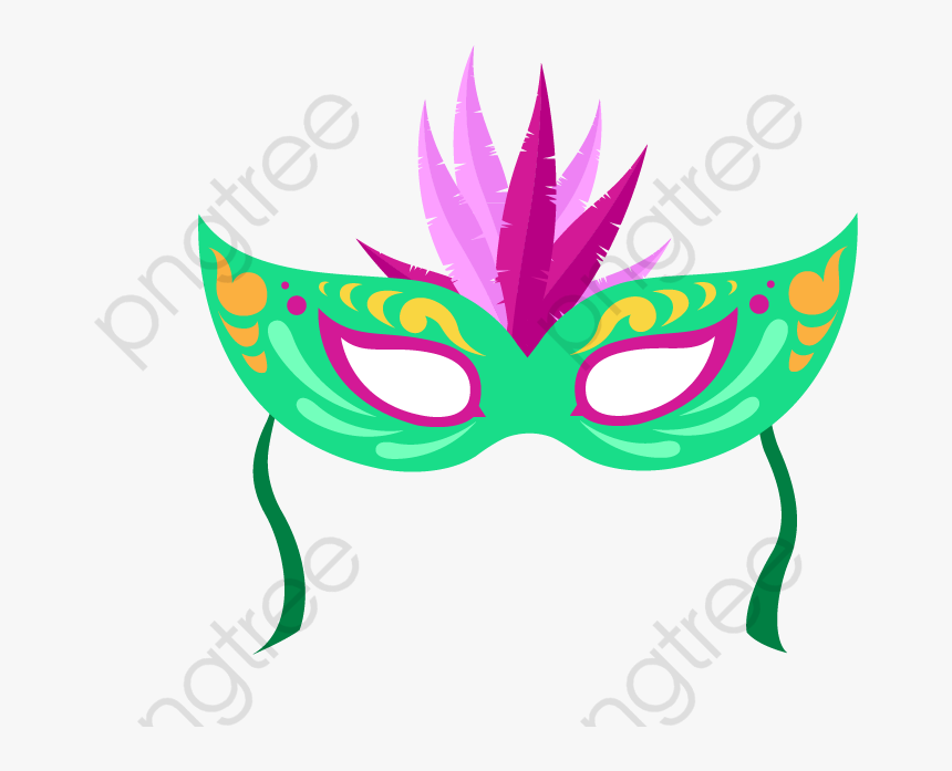 Carnival Clipart Vector - Mascara Carnaval Png, Transparent Png, Free Download