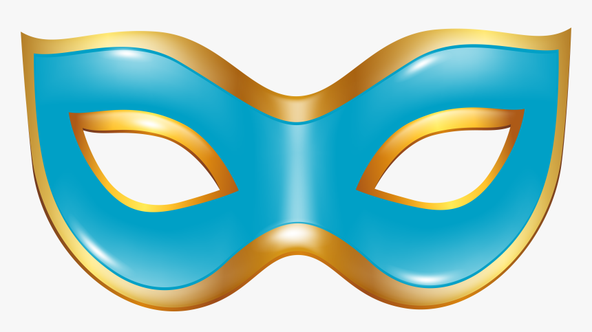 Máscara Carnaval Azul Clipart , Png Download - Blue Mask Png, Transparent Png, Free Download