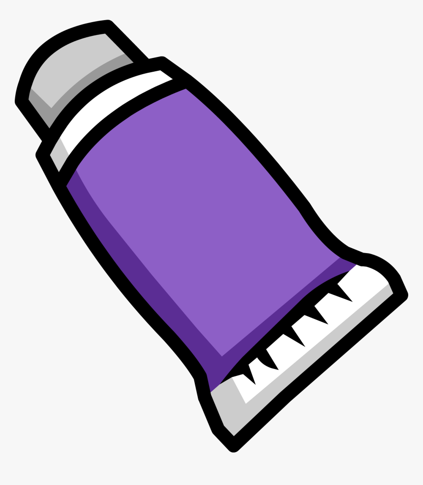 Purple Face Paint - Brown Paint Clip Art, HD Png Download, Free Download