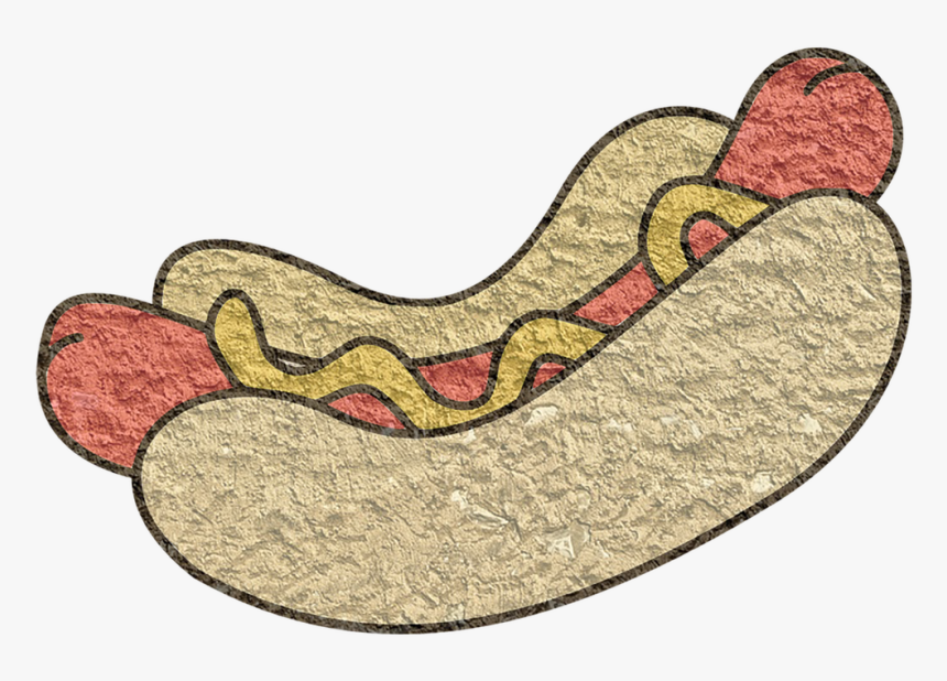 Hot Dog Hot Food Meal Free Picture - Hot Dog Clip Art, HD Png Download, Free Download