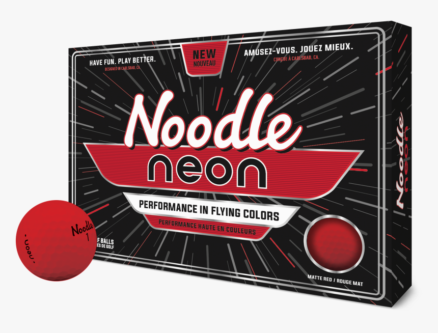 Golf Ball - Noodle Neon Golf Balls, HD Png Download, Free Download