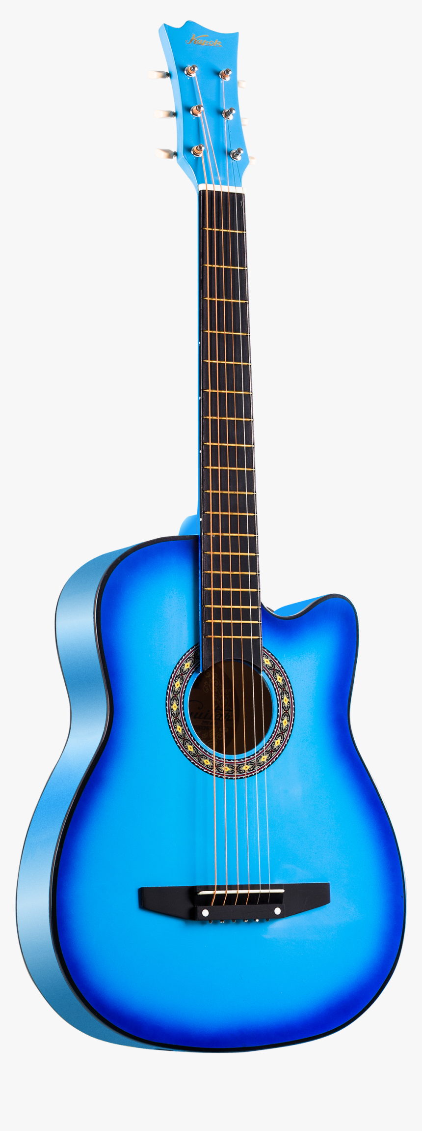 Blue Tiple Guitar Instrument Acoustic-electric Acoustic - Picsart Blue Guitar Png, Transparent Png, Free Download