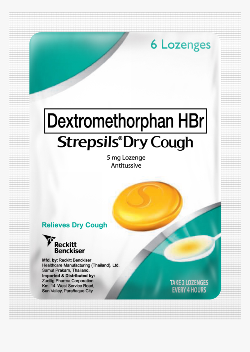 Dry Cough - Strepsils For Dry Cough, HD Png Download, Free Download