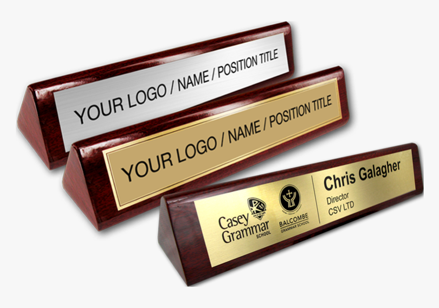 Desk Nameplates - Desk Signs - Desk Name Plates, HD Png Download, Free Download
