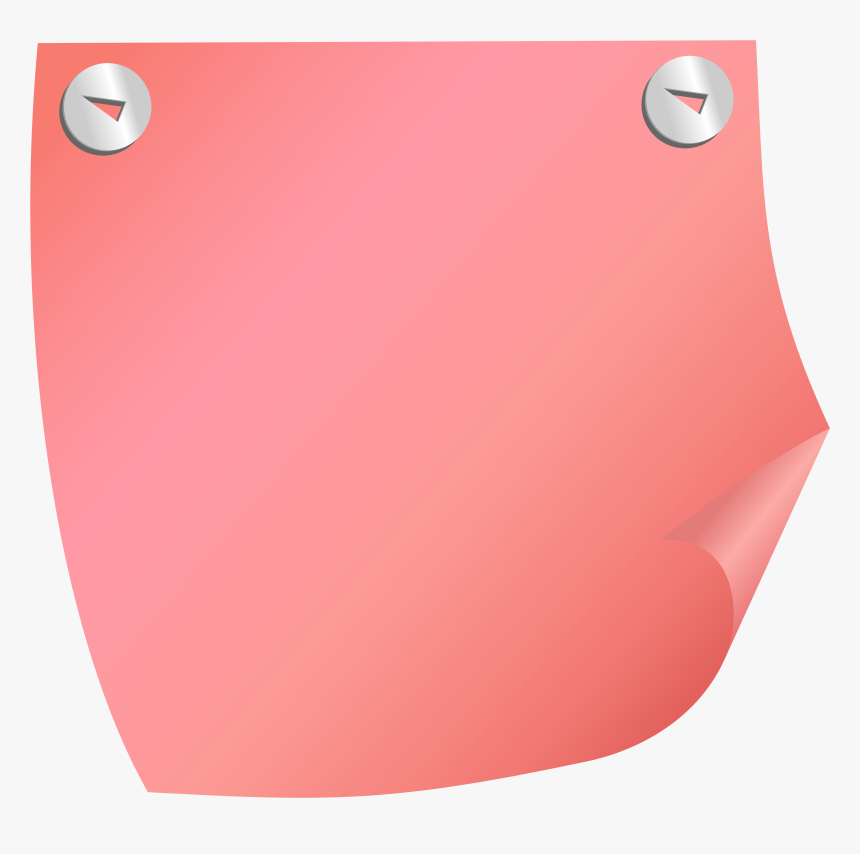 Pink Sticky Notes Png, Transparent Png, Free Download