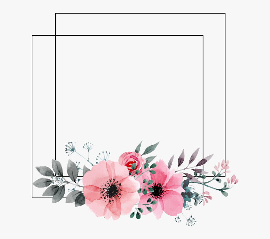 #cuadrodeflores #flores #flower #cuadro #floral #flor - Vector Watercolor Flowers Png, Transparent Png, Free Download