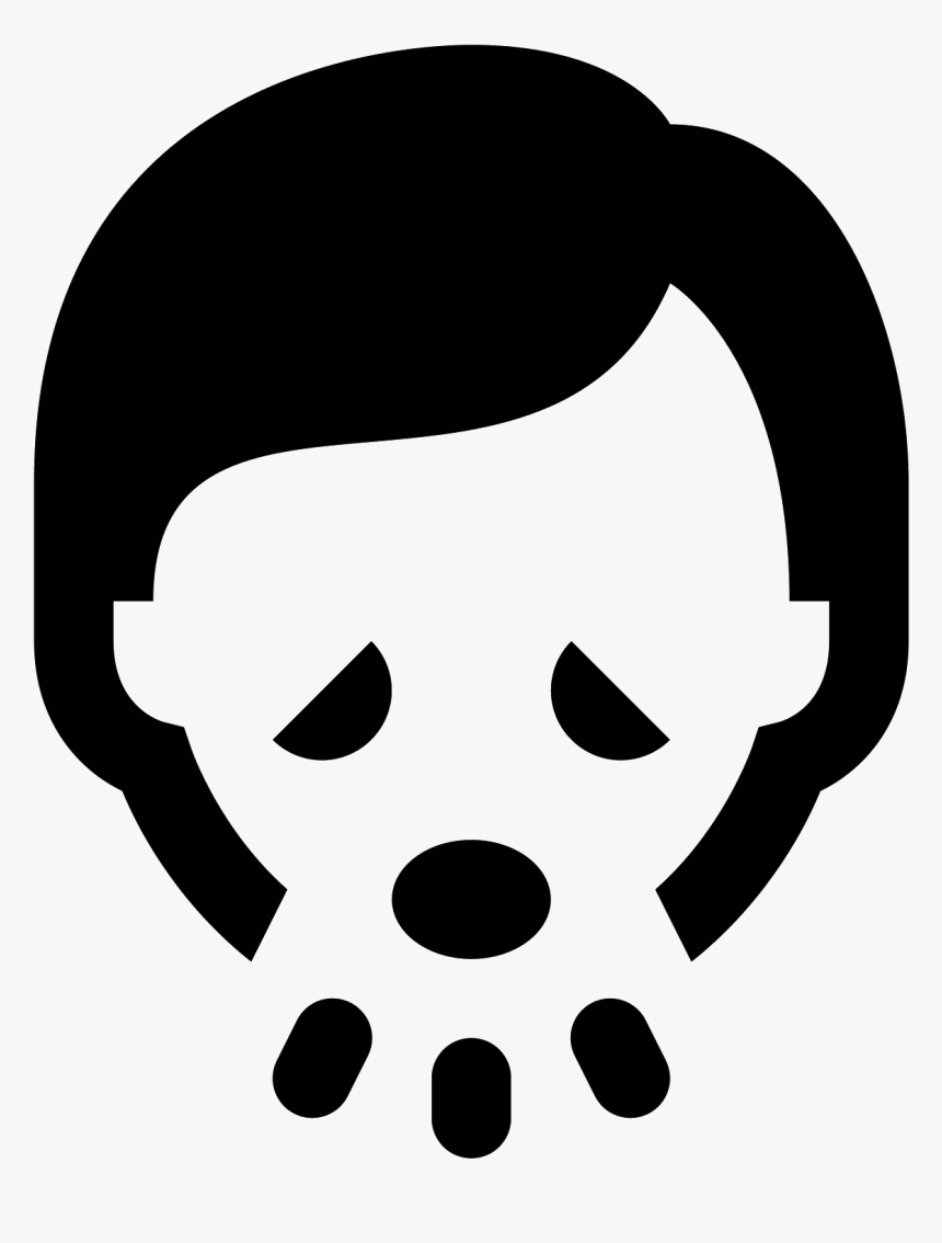 Coughing Icon Free Download - Human Face Icon Png, Transparent Png, Free Download