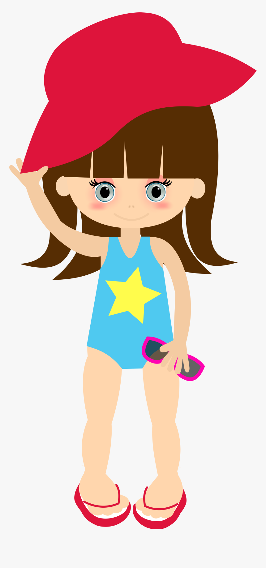 Pin By F Tima On Party Pinterest - Swimming Pool Girl Cartoon, HD Png Download, Free Download