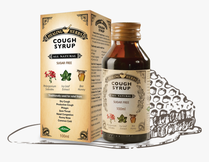 Healing Herbs Cough Syrup, HD Png Download, Free Download