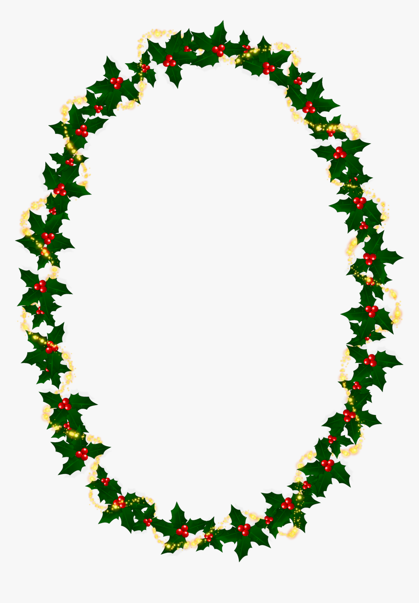 Card,christmas Frame,christmas Greeting,advent - Christmas Oval Borders Clipart, HD Png Download, Free Download