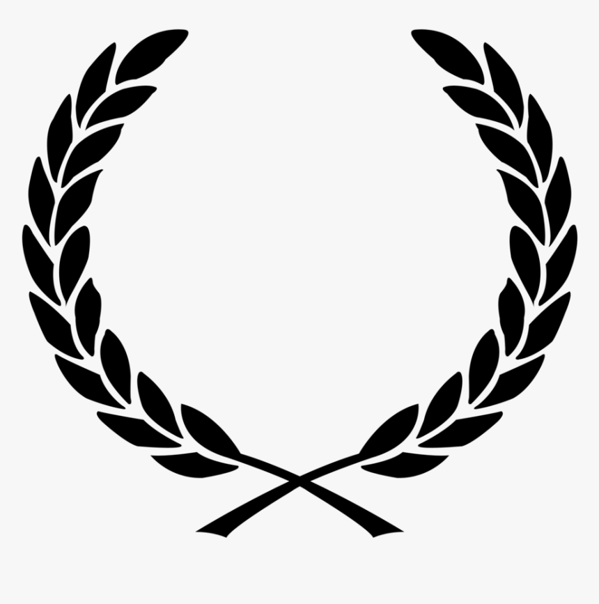 Vector Laurel Feather Graphic Royalty Free Library - Vector Laurel Wreath Png, Transparent Png, Free Download