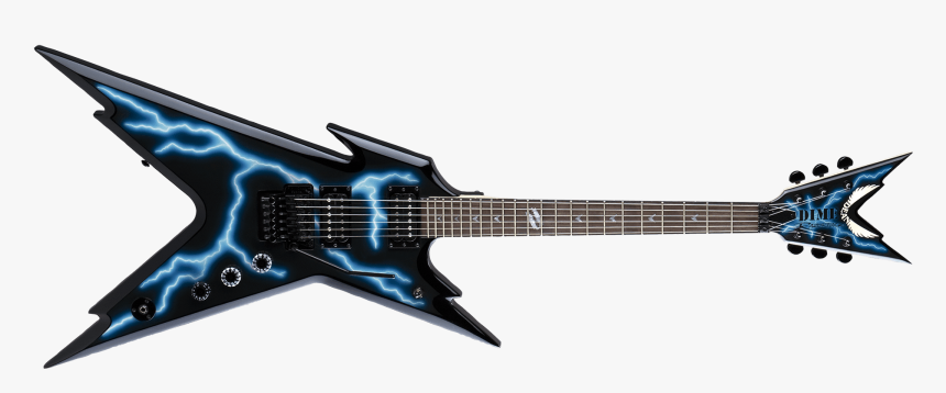 Dean Razorback Dimebag Lightning Floyd Rose Electric - Razorback Guitar, HD Png Download, Free Download