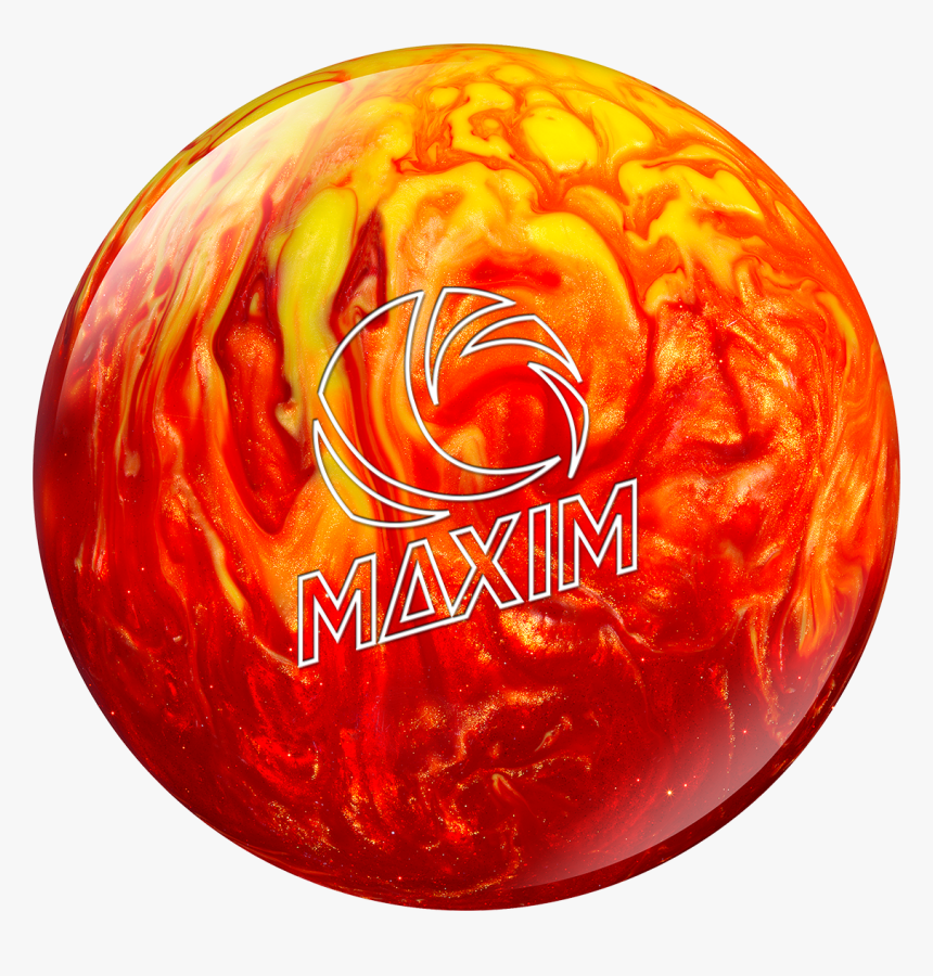 Maxim Red / Yellow / Orange Pearl - Ebonite Maxim Bowling Balls, HD Png Download, Free Download