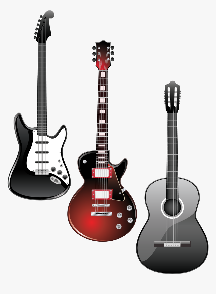 Guitar, Musical Instrument, Acoustics, Electric Guitar - Guitars Clipart, HD Png Download, Free Download