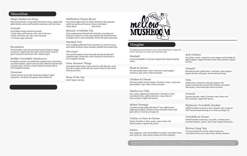 Mellow Mushroom Menu Athens Ga, HD Png Download, Free Download