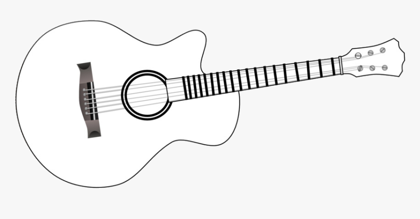 guitar of black and white transparent png  simple guitar