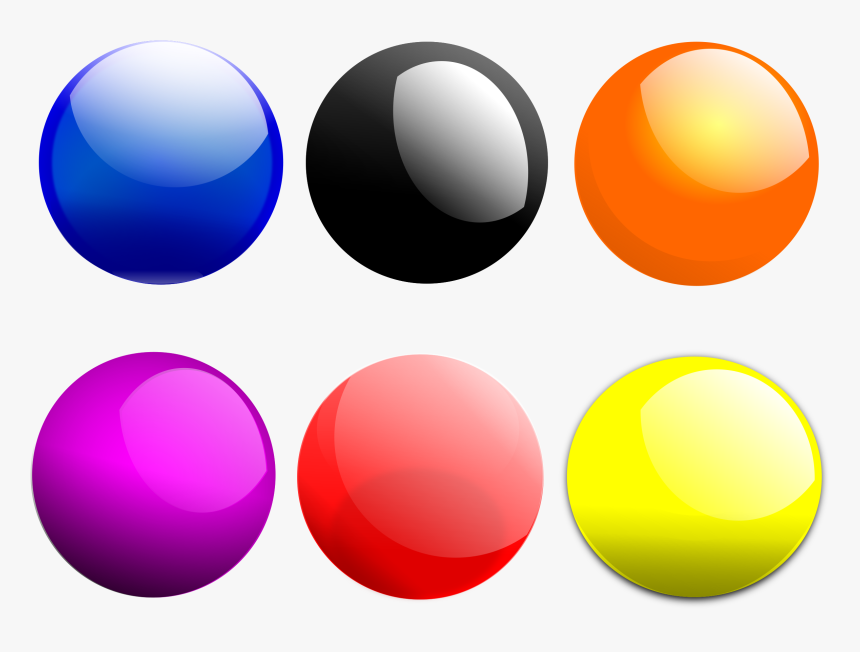 This Free Icons Png Design Of Glossy Balls - Balls Png, Transparent Png, Free Download