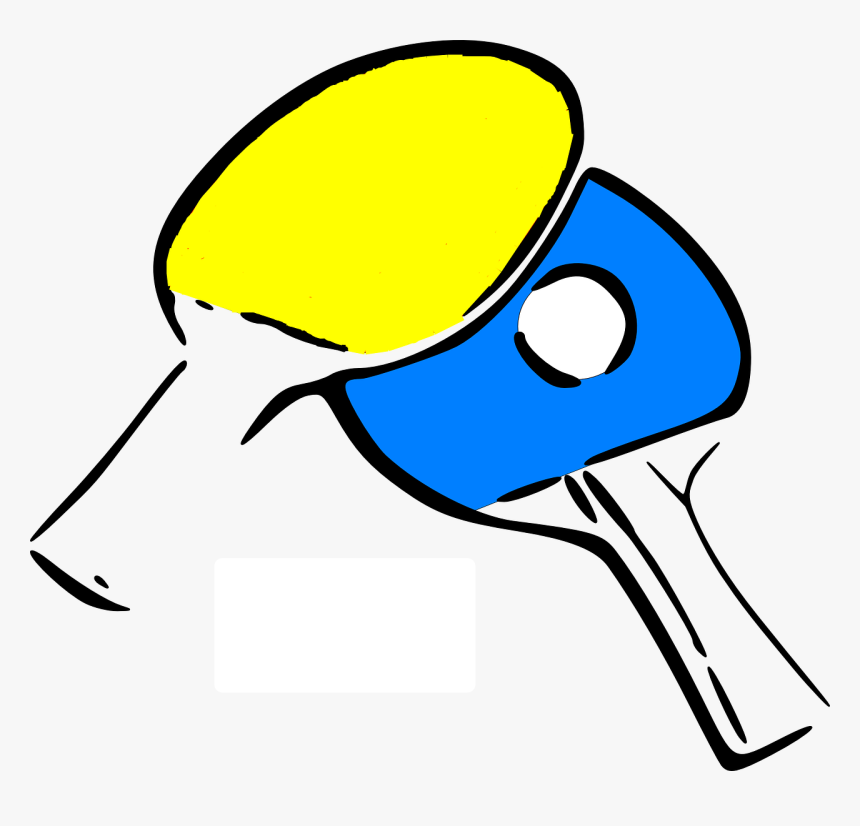 Ping-pong, Table Tennis, Rackets, Ball, Paddles, Blue - Clip Art Ping Pong, HD Png Download, Free Download