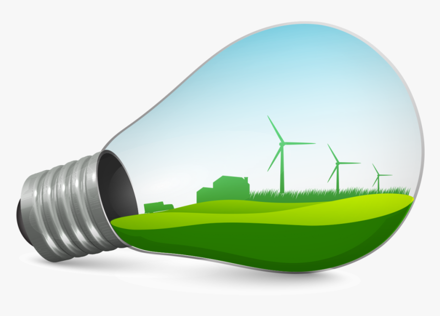 Light Bulb Green Power, HD Png Download, Free Download