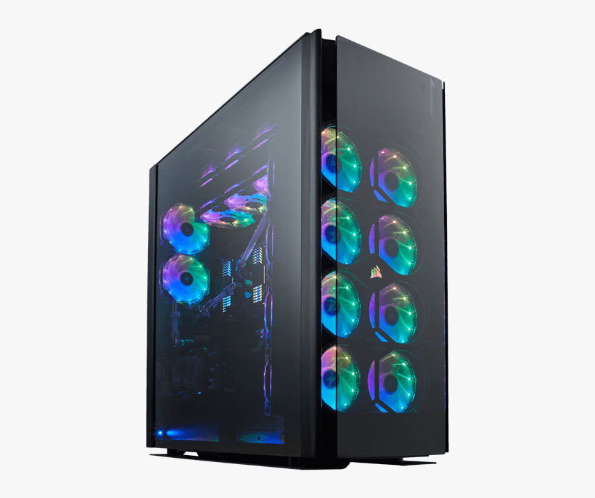 Intel C621 4-way Gpu Tower Workstation Pc - Corsair Cc 9011148 Ww Super Tower 1000d Obsidian, HD Png Download, Free Download