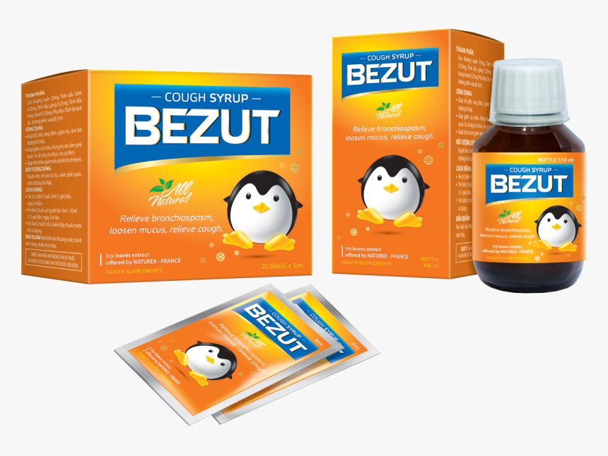 Bezut Cough Syrup - Siro Bezut, HD Png Download, Free Download