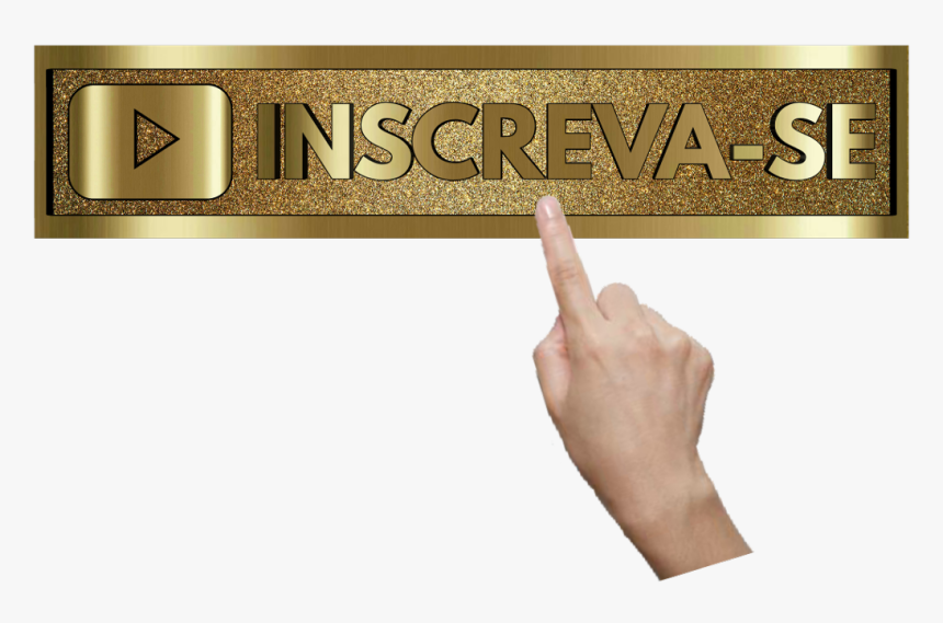 #inscrevase #inscreva #inscreva-se #youtube #prêmio - Inscreva Se Png Dourado, Transparent Png, Free Download