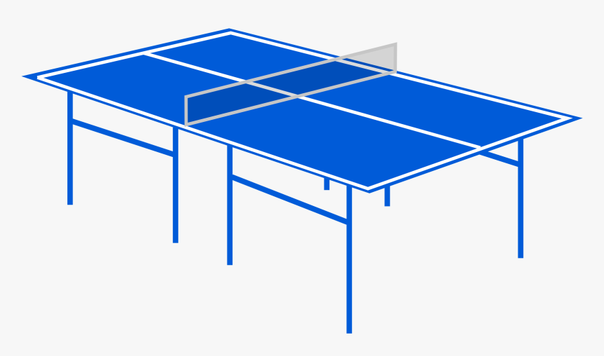 Table Tennis Table Clip Arts - Ping Pong Table Cartoon, HD Png Download, Free Download