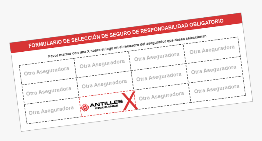 Marca Antilles Insurance En La Hoja Del De Seguro De - Seguro De Responsabilidad Obligatoria, HD Png Download, Free Download