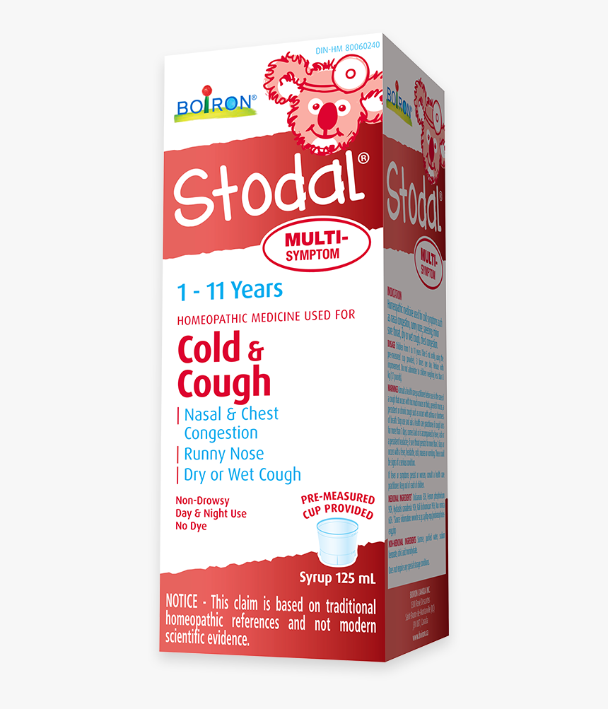 Children"s Stodal® Multi-symptom For Dry Cough Or Web - Carton, HD Png Download, Free Download