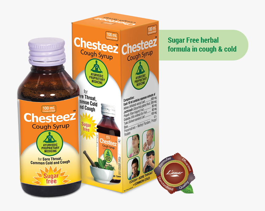 Chesteex Sugar Free - Chesteez Syrup, HD Png Download, Free Download