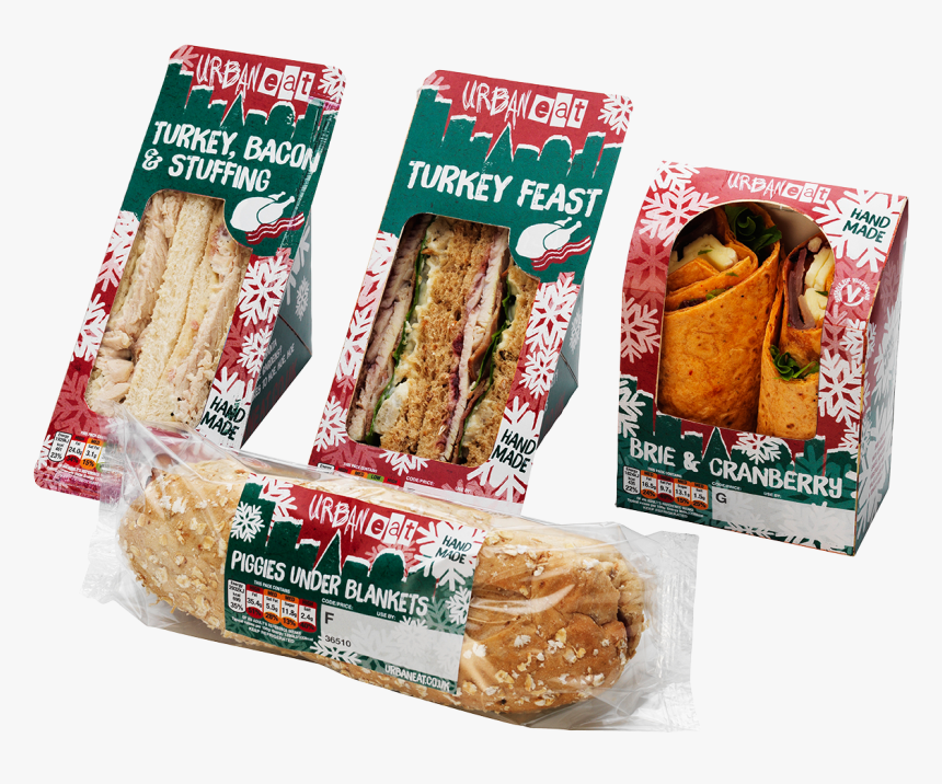 Christmas Packaging Sandwich, HD Png Download, Free Download