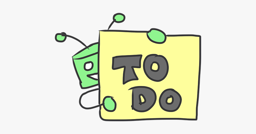 Robot, Postit, Note, To Do, Sticky Notes, Yellow, Green - Post-it Note, HD Png Download, Free Download