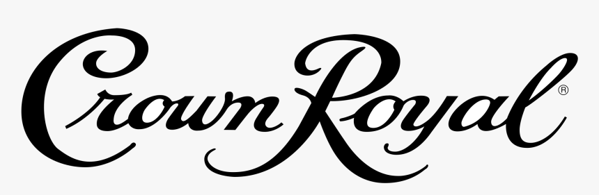 Crown Royal Logo Png Transparent Crown Royal Whiskey- - White Crown Royal Logo, Png Download, Free Download