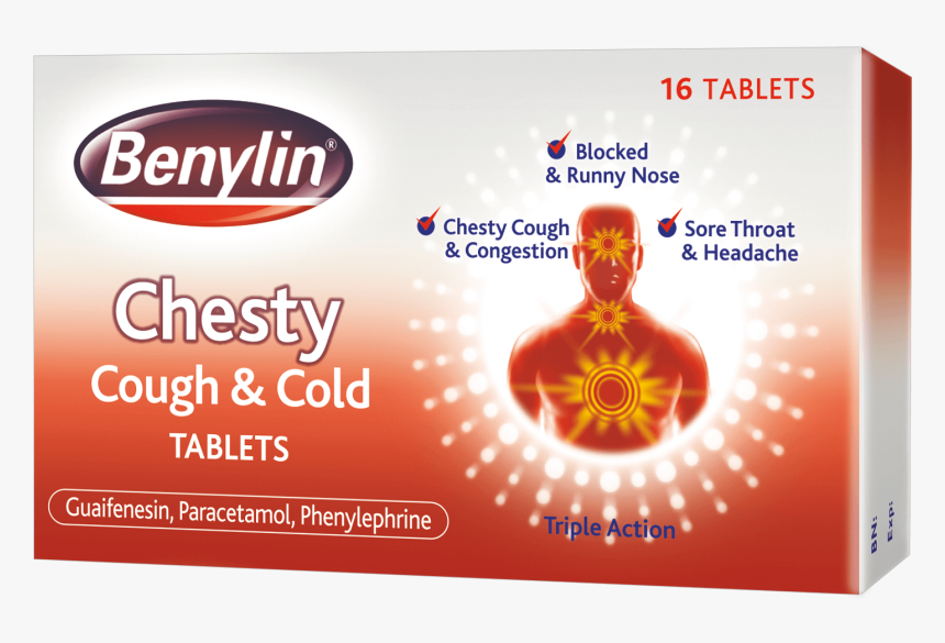 Benylin Chestycoughcoldfinal - Benylin, HD Png Download, Free Download