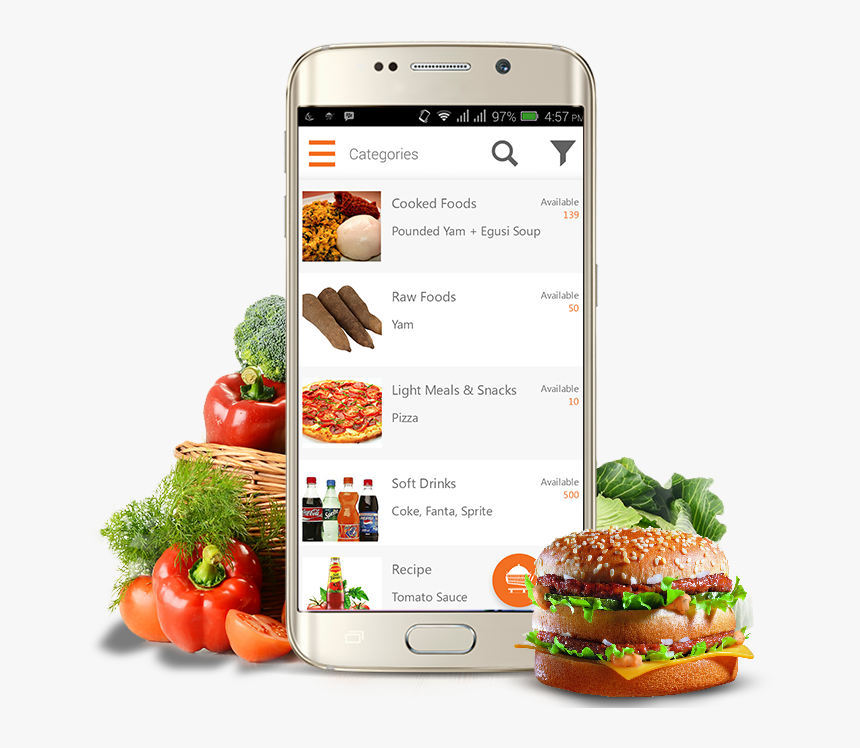 Right Image - Food Delivery App Png, Transparent Png, Free Download