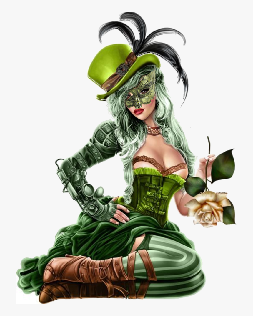 2femmemascarade - St Patricks Day Corset, HD Png Download, Free Download