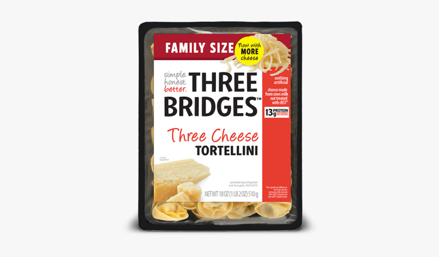 Three Cheese Tortellini Family Size 18oz - Ciabatta, HD Png Download, Free Download