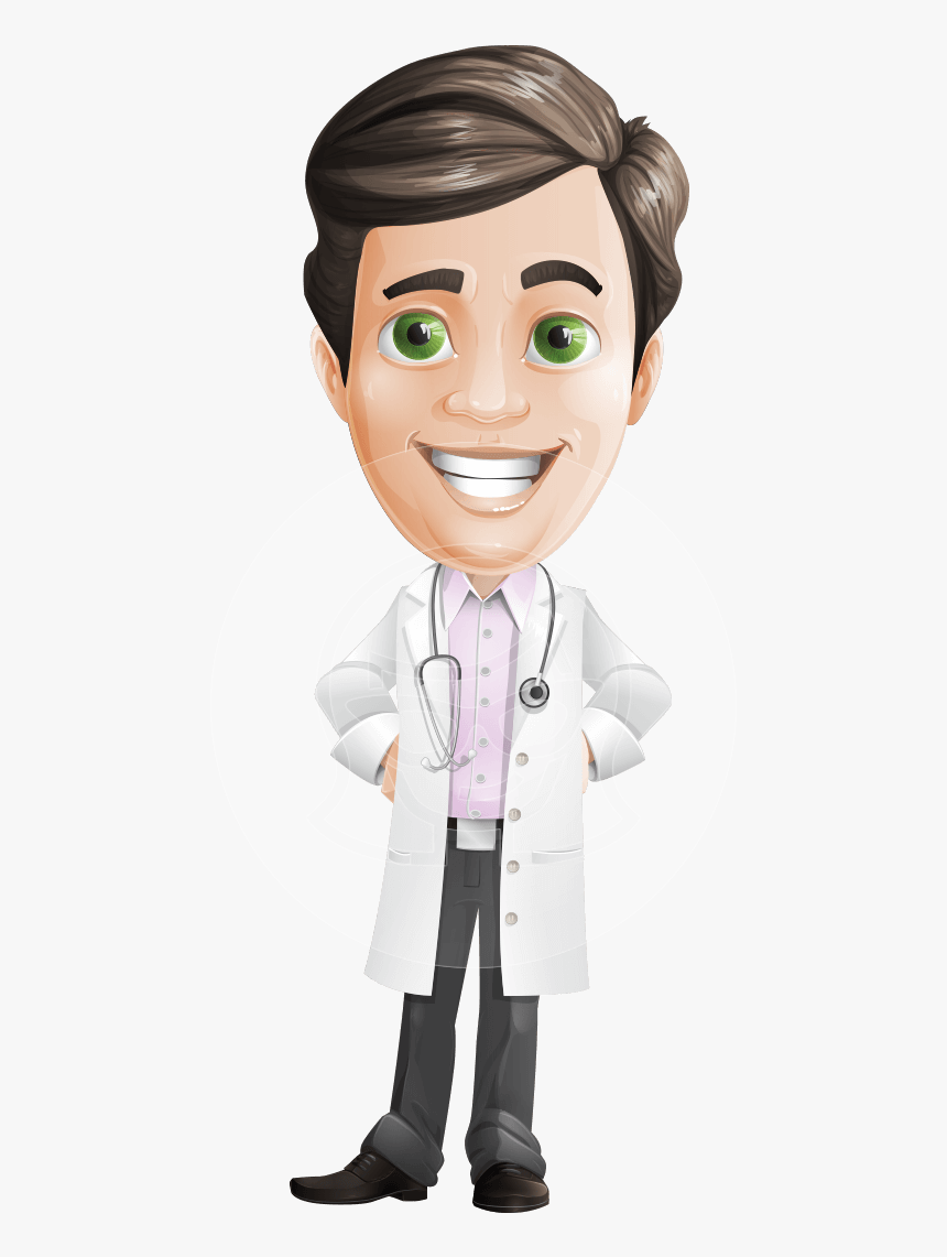 Vector Male Character Dr Matthews Gp Graphicmama - Doctor Animated Gif Png, Transparent Png, Free Download