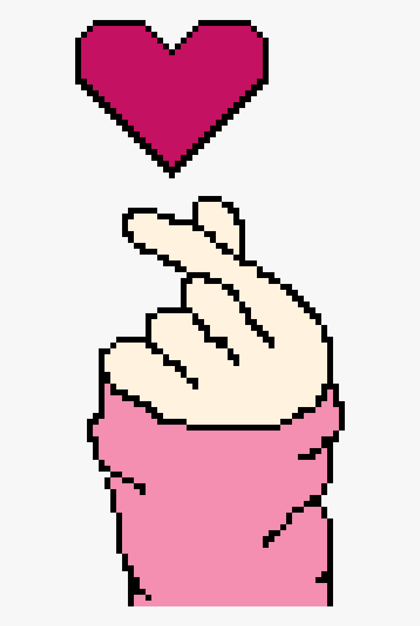 transparent finger heart png finger heart png png download kindpng