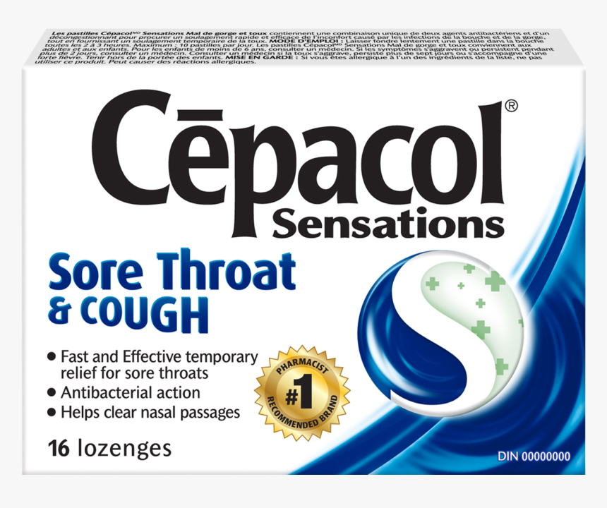 Sore Throat & Cough - Cough Drops Canada, HD Png Download, Free Download