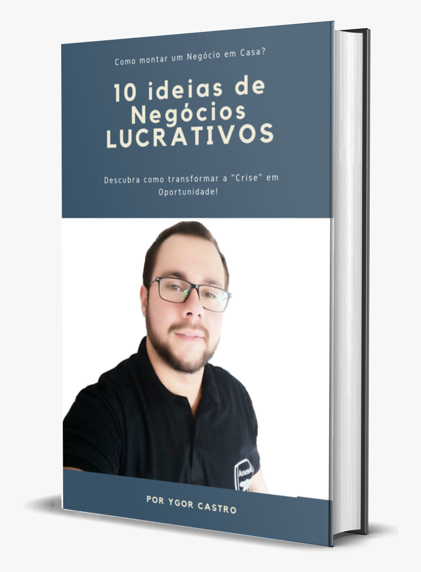 "10 Ideias De Negócios Lucrativos" - Book Cover, HD Png Download, Free Download